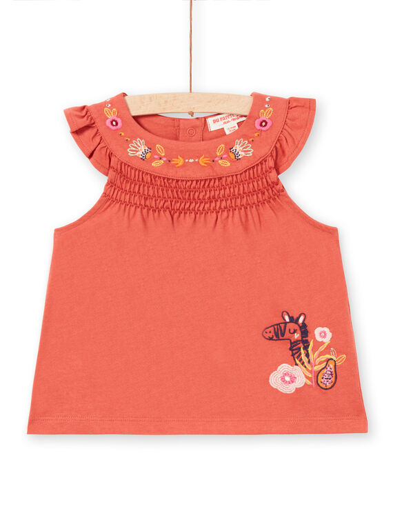 Baby Mädchen Ziegel Tank Top LITERDEB / 21SG09V1DEBF519
