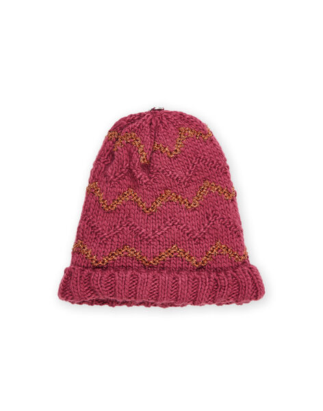 Mütze mit Jacquardmuster PYAPOMBON / 22WI01F2BON718