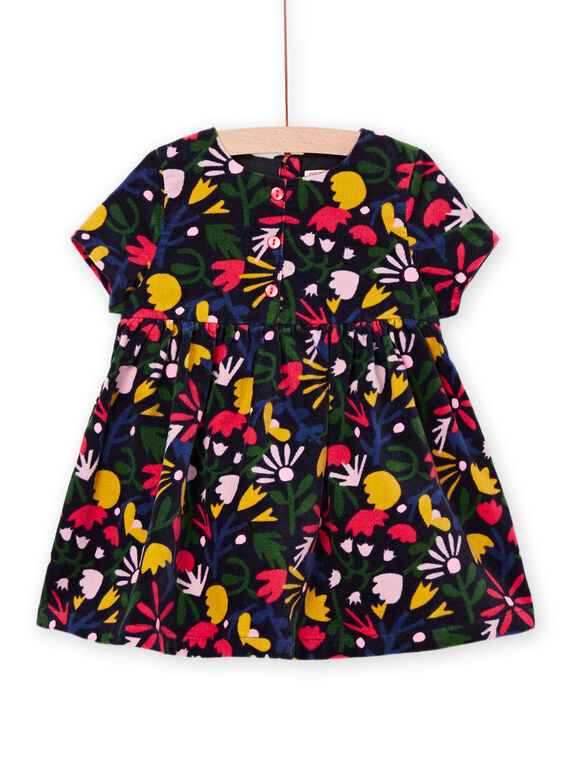 Pfälzisches Samtkleid mit Blumenmuster PIMUROB1 / 22WG09R1ROBC243