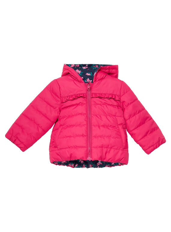 Wende-Daunenjacke für Mädchen JIVIDOUNE / 20SG09I1D3E070