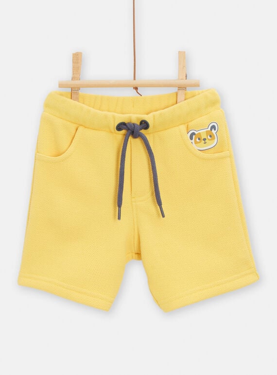 Gelbe Baby-Jungen-Bermuda-Shorts TULIBER1 / 24SG10T1BER104