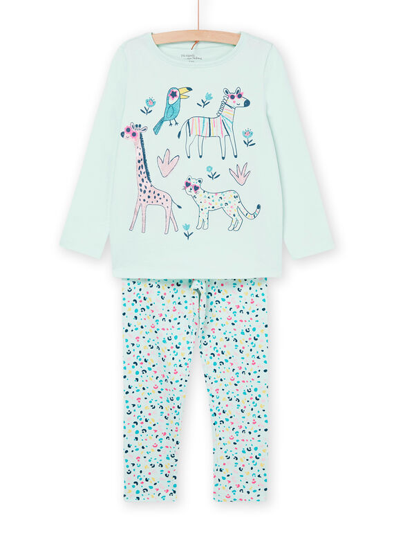 Pyjama-Set mit T-Shirt und Hose mit Tiermotiven REFAPYJUNG / 23SH11D5PYJ614