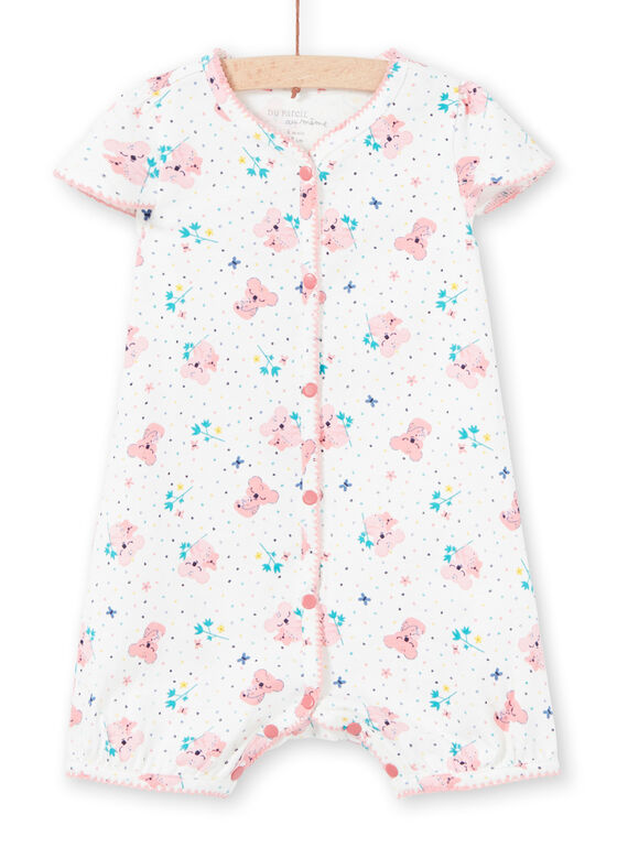 Gehrock für Baby-Mädchen in Ecru LEFIGREKOA / 21SH13C1GRE001