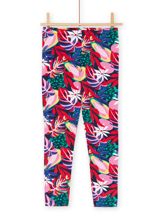 Mehrfarbige Leggings mit Blumenmuster RYANAULEG1 / 23SI01N1CAL070