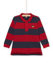 Langärmeliges Polo-Shirt mit Streifen POJOPOL6 / 22W902D2POL505