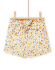 Weiße Shorts Baby Mädchen NIHOSHO / 22SG09T1SHO000