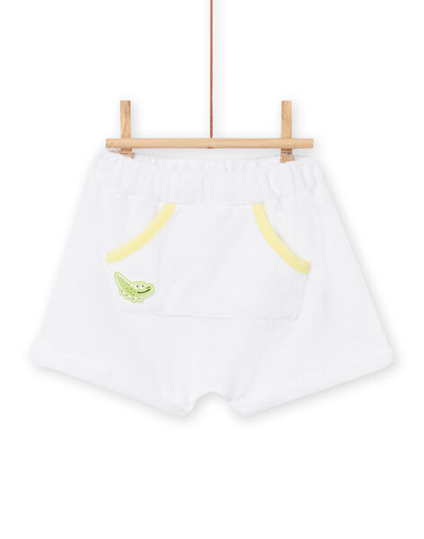 Weiße Baby Junge Bermuda-Shorts NUHOBER / 22SG10T1BER000