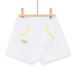 Weiße Baby Junge Bermuda-Shorts