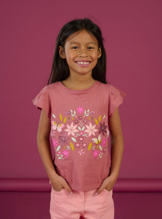 T-Shirt mit Blumendruck RAMAGTI1 / 23S901T1TMCE415