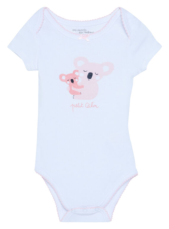 Weißer Body JEFIBODTEXT / 20SH1336BDL000