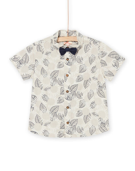 Hemd mit Fliege mit Blumenmuster RONEOSHIRT / 23S902O1CHM005