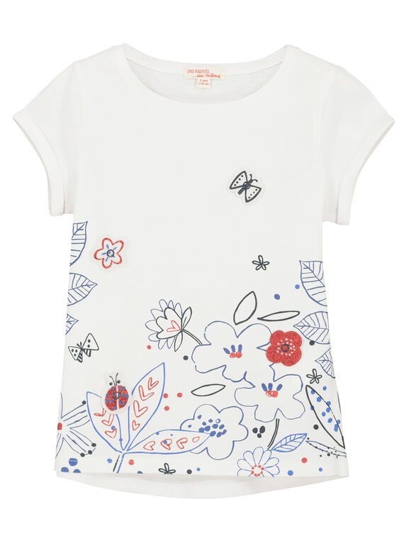 Kurzärmeliges T-Shirt für Mädchen FATOTI2 / 19S901L1TMC000