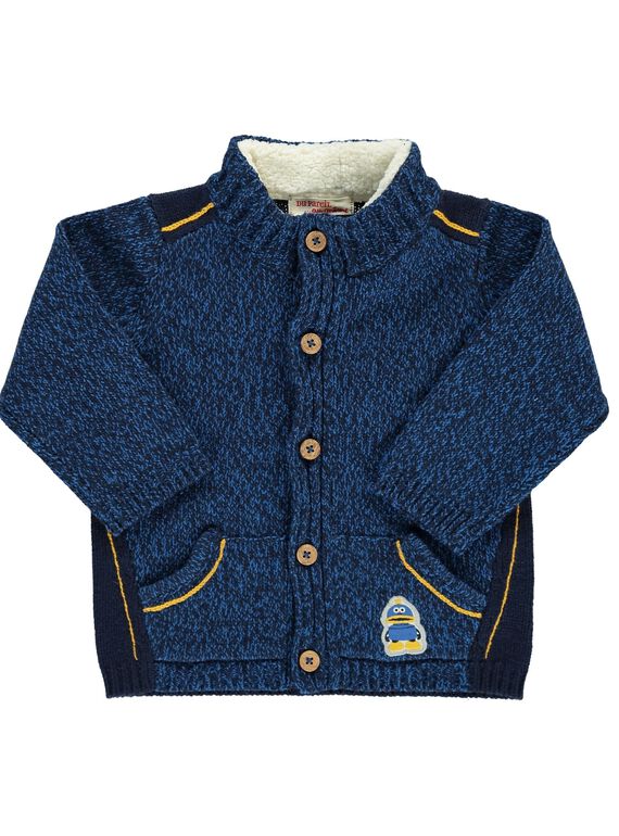 Baby boys' cardigan DUBLEGIL2 / 18WG1092GIL099