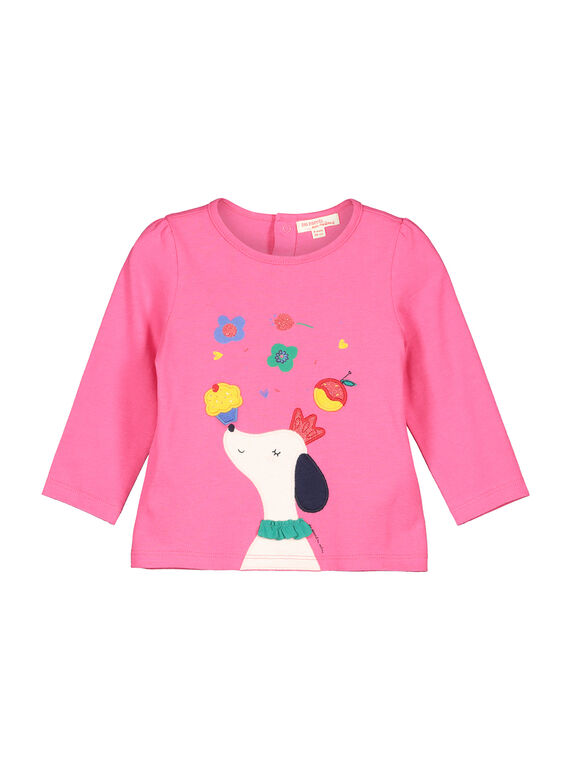 Langärmeliges Baby-T-Shirt für Mädchen FICOTEE / 19SG0981TML030