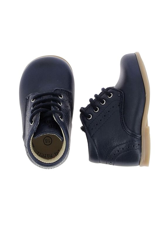 Baby boys' leather boots CBGBOTSOLU1 / 18SK38W1D0F070