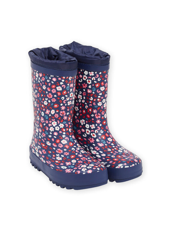 Regenstiefel mit Blumenmuster PAPLUIBIRD / 22XK3512D0C070