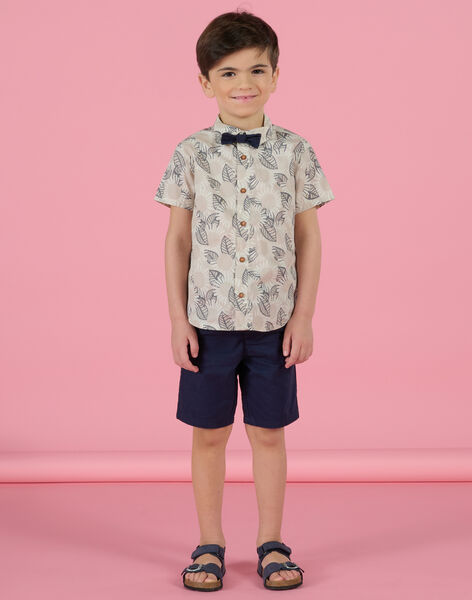 Hemd mit Fliege mit Blumenmuster RONEOSHIRT / 23S902O1CHM005