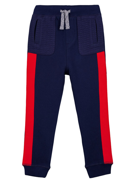 Marineblaue Moltonhose im Neo-Jogging Style GOSANPAN1 / 19W902C2PAN070