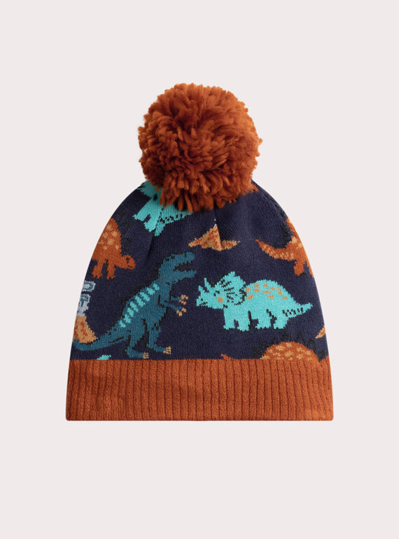 Mütze mit Dinosaurier-Motiv für Jungen  VYOGROBON2 / 24WI02M3BON705
