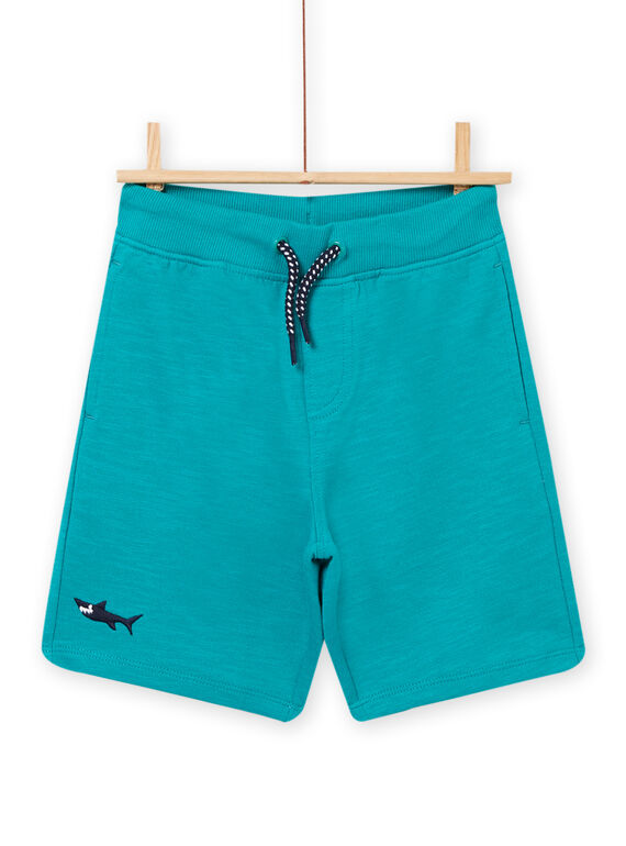 Blaue Bermudashorts Kind Junge NOJOBER5 / 22S902CABERC242