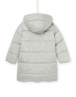 Daunenjacke mit Kapuze mit goldenen Punkten bedruckt PALONDOUN1 / 22W901F2D3E626