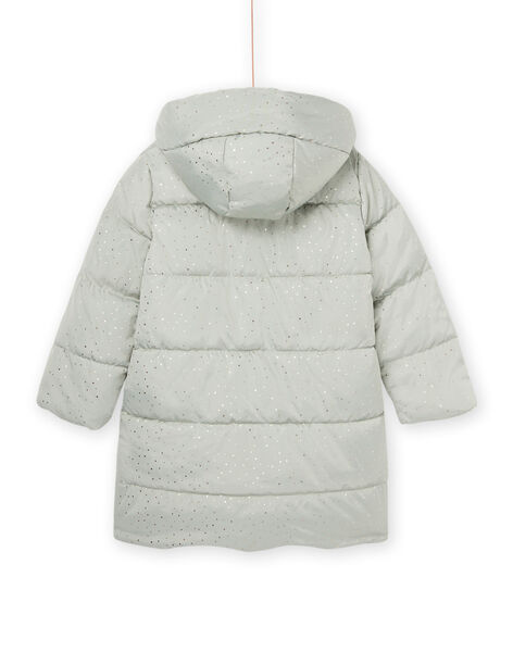 Daunenjacke mit Kapuze mit goldenen Punkten bedruckt PALONDOUN1 / 22W901F2D3E626