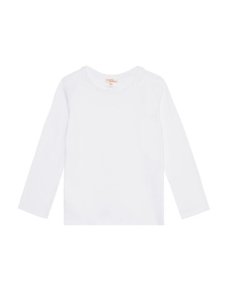 Weißes langärmeliges T-Shirt JAESTEE1 / 20S90161D32000