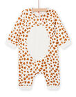 Baby Mädchen ecru giraffe animation oversyjama NEFISURGIR / 22SH13E1SPY001