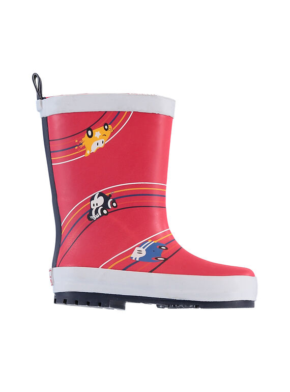 Red RAIN BOOTS KBGBPVOIT / 20XK3862D0C050