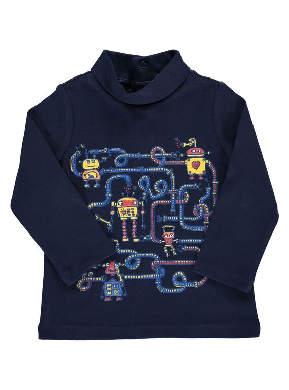 Baby boys' 'robot' polo neck DUBLESOUP / 18WG1091SPLC205
