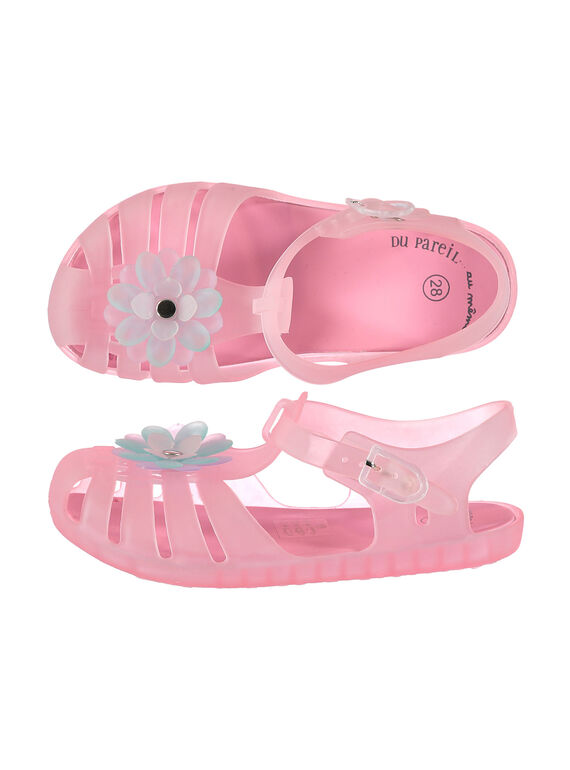 Mattierte Wassersandalen für Mädchen FFBAINFLE / 19SK35G2D34030