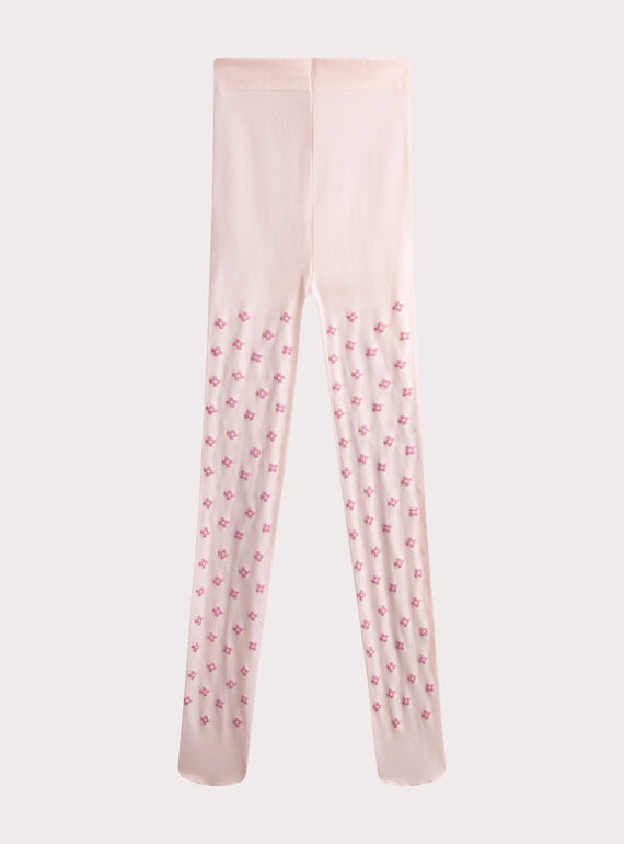 Feinstrumpfhose in Rosa mit Muster für Mädchen  WYAJOSCOL2 / 25SI01I3COLD310
