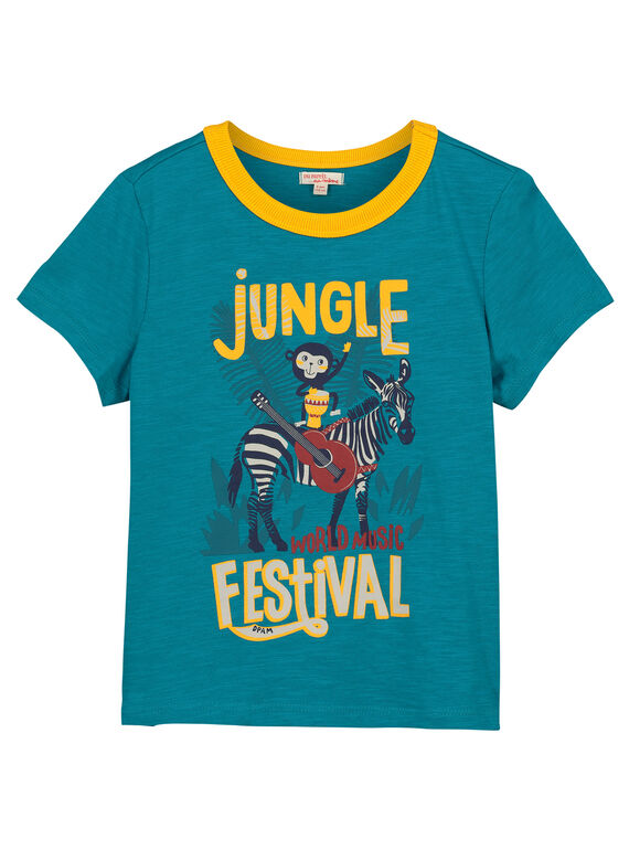 Kurzärmeliges T-Shirt mit Print für Jungen FOTUTI2 / 19S902F2TMC210
