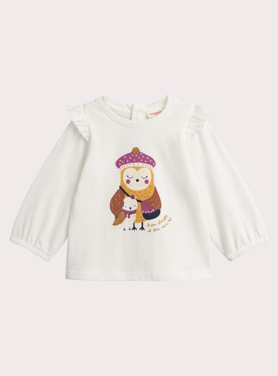 Langarm-T-Shirt mit Eulen-Animation  VIBATEE / 24WG09Q1TML001