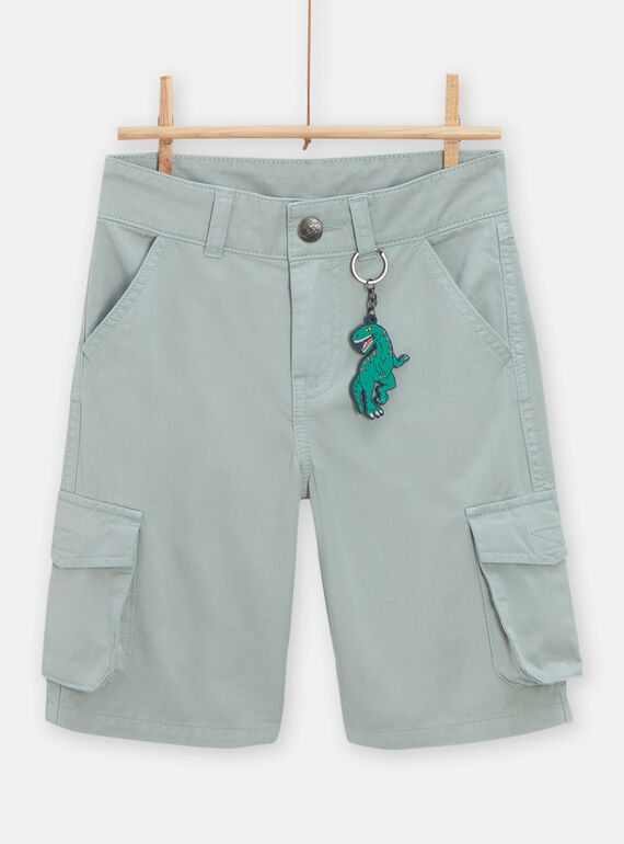 Graue Jungen-Bermuda-Shorts TOCOBER1 / 24S902N3BERJ913