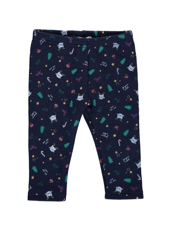 Baby girls' fleece leggings DICRAPAN / 18WG09R1PAN099