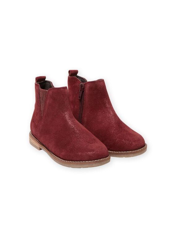 Booties für Kind Mädchen weinrot MABOOTVIN / 21XK3573D0D719