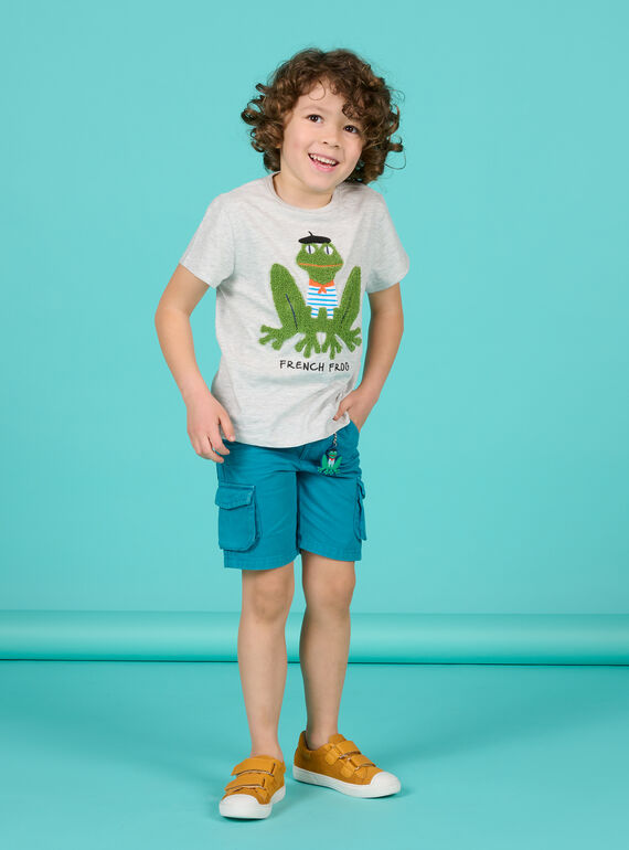 Kind Junge blaue Bermudashorts NOHOBER4 / 22S902T5BERC211