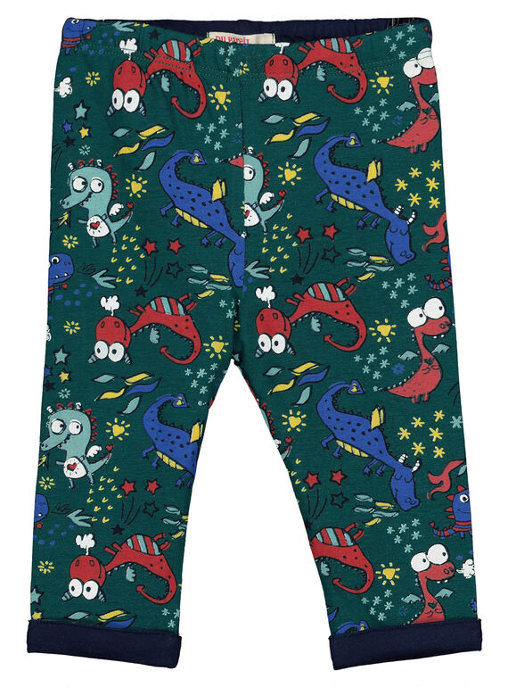Leggings Allover-Dino-Print GUVEPAN / 19WG1021PAN608