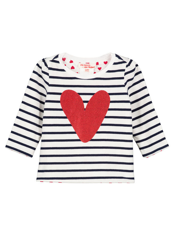 Wendbares T-Shirt für Säuglinge Mädchen GITRITEE / 19WG09J1TML001