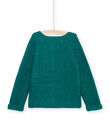 Strickjacke in dunklem Türkis PAJOCAR3 / 22W901D3CARC217