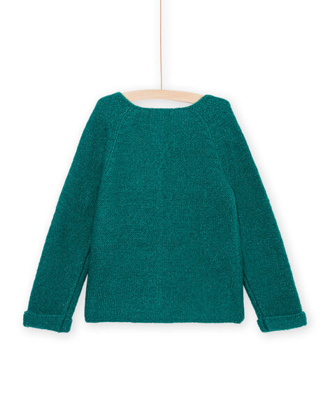 Strickjacke in dunklem Türkis PAJOCAR3 / 22W901D3CARC217