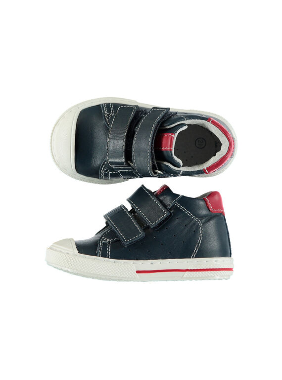 Sportschuh aus Leder für draußen Babys Jungen FBGBASON / 19SK3831D3F070