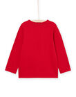 Rotes Langarmshirt mit Dinosaurier-Muster POJOTEE1 / 22W902B4TML505