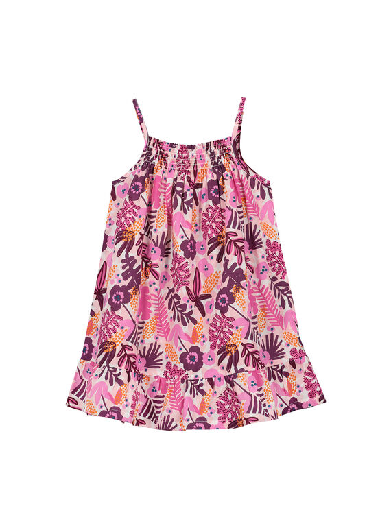 Sommerkleid aus Baumwolle für Mädchen FAJOROB15 / 19S901G7ROB000
