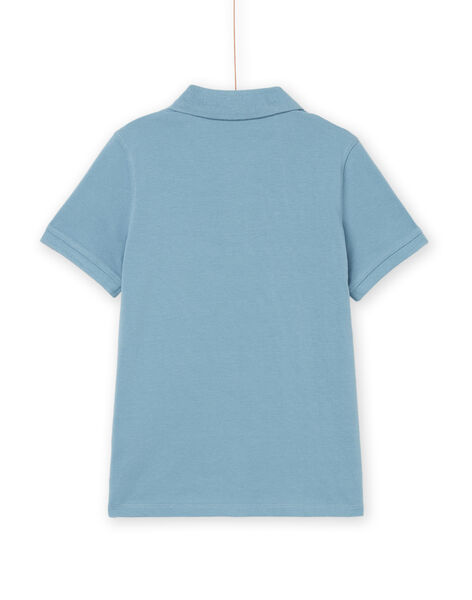 Polo-Shirt aus Piqué mit Dinosaurier-Badge ROJOPOL5 / 23S90274POLC219