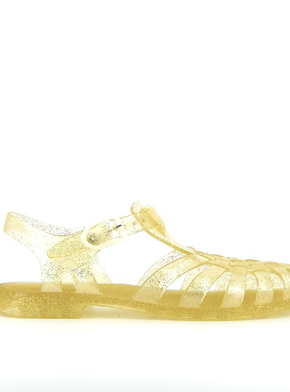 Strandsandalen aus Gold RABAINSUNDO / 23KK3531D0E954