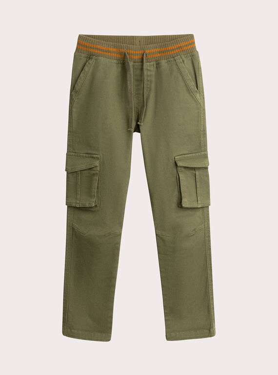 Khaki Cargohose für Jungen  VOJOPAMAT2 / 24W902H2PAN604