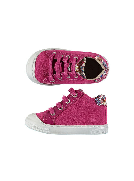 Sportschuhe aus Leder für Babys Mädchen FBFBASKET / 19SK3731D3F304