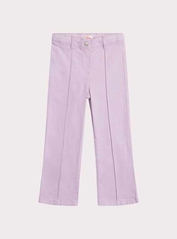 Hose aus Twill, violett, weit geschnitten  XAJOPANT2 / 25W901F1PANH707